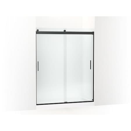 Kohler Levity 1/4 Shower Door 74 X 59-5/8 Hdl 706009-D3-BL